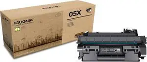 Ennovor 1-Pack 05X CC305X High Yield Black Toner Cartridge(with chip), Replacement for HP 05X CC305X for P2055 (CE456A) P2055d (CE457A) P2055d (CE457A) P2055x (CE460A) Printer