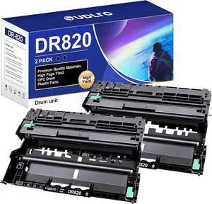 DR820 Drum Unit DR820 Replacement for Drum DR820 DR-820 to Compatible with HL-L6200DW MFC-L5850DW HLL6200DW MFC-L5900DW MFC-L5700DW HL-L5200DW MFC-L6800DW (2 Black, Not Toner)