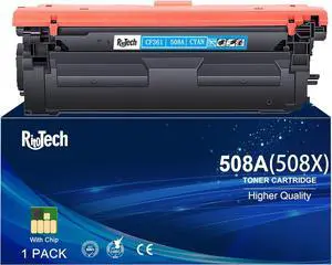 Ennovor 508A Cyan Toner Cartridge, Replacement Compatible for HP M553 508A 508X CF361A CF361X for Color Enterprise M553dn M553n M553x MFP M577 M577z M577dn M577f M577c Printer (1-Pack)
