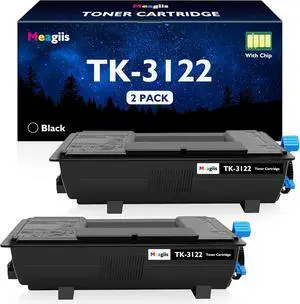 Ennovor Compatible TK-3122 TK3122 Black Toner Cartridge 2-Pack Replacement for Kyocera TK3122 Toner Compatible for ECOSYS M3550idn M3560idn FS-4200DN Printer (21,500 Pages Yield)