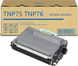 Ennovor TNP76 TNP75 Compatible Black Toner Cartridge Replacement for Konica Minolta TNP-75 TNP-76 ACF0032 AFC0033 Bizhub 4000i 5000i Printer. 9,500 Pages