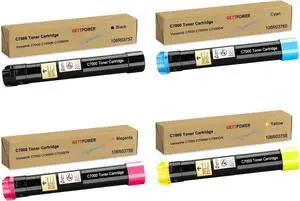 Ennovor 4 Pack Versalink C7000 C7000N Toner, High Capacity Toner Cartridge Compatible for Xerox VersaLink C7000DN C7000N, (106R03757, 106R03760, 106R03759, 106R03758)