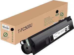 Ennovor HEG T-FC505U Toner T-FC505U-K Black Toner Cartridge Replacement for Toshiba e-Studio 2505AC 3005AC 3505AC 4505AC 5005AC Printer(1 Pack)