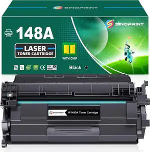 Ennovor 148A W1480A Toner Cartridge with New Chip Replacement for HP Laserjet Pro 4001dn 4001dw 4001n MEP 4101dw 4101fdn Printers W1480A(1 Pack Black)