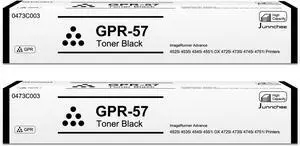 Ennovor GPR57 Black Toner Cartridge Replacement for Canon GPR-57 GPR57 0473C003 Toner for ImageRUNNER Advance 4525i 4535i 4545i 4551i 4535i 4545i 4551i Printer, 2-Pack