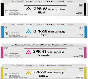 Ennovor Compatible GPR-58 GPR58 Toner Cartridge Replacement for Canon GPR-58 GPR58 Toner ImageRunner Advance C256iF II C256iF III C356iF II C356iF III DX C257iF DX C259iF DX C357iF DX C359iF Printer