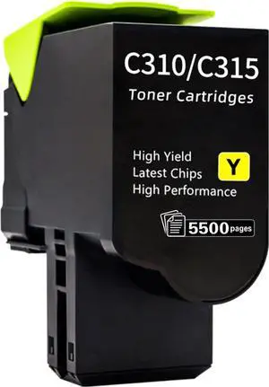 Ennovor C310 C315 High Yield Yellow 5500 Page Toner Cartridge Replacement for Xerox 006R04366 for Xerox C310 C315 C315DNI C310DNI C310DNIM Printer (5500pages-1Yellow)