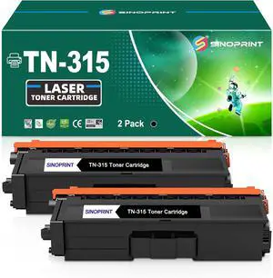 Ennovor TN-310 Black Toner Cartridge Replacement for Brother TN336 TN310 TN315 TN331 Works for HL-4150CDN HL-4570CDW MFC-9970CDW Printer(2-Pack)