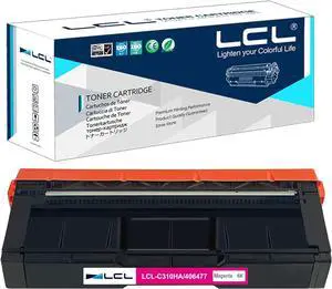 Ennovor LCL Compatible Toner Cartridge Replacement for Ricoh SP C310HA C311N C312DN C312DN C231N 406477 6000 Pages C231SF C232DN C232SF C242DN C242SF C310 C310A C320DN (1-Pack Magenta)