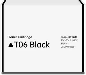 Ennovor T06 Toner Cartridge Replacement for Canon 3526C001AA Toner for Canon ImageRUNNER 1643 1643i 1643if Printer, (1x Black)