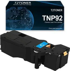 Ennovor Remanufactured TNP92 TNP-92 Toner Cartridge (AE1Y230AE1Y330AE1Y430) Replacement for BIZHUB C3120i Printer.1PK (Cyan)