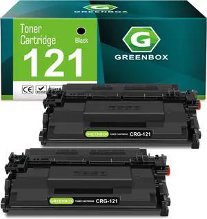 Ennovor GREENBOX Compatible CRG-121 Toner Cartridge Replacement for Canon 121 CRG121 CRG-121 3252C001 for imageCLASS D1620 D1650 Printer (2 Black, 5,000 Pages)