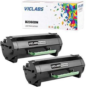 Ennovor Compatible B2360DN Toner M11XH 331-9805 Replacement for Dell B2360DN, B2360, B2360D, B3460, B3460D, B3460DN, B3465DN, B3465DNF Printers - 8,500 Pages (2 Black)