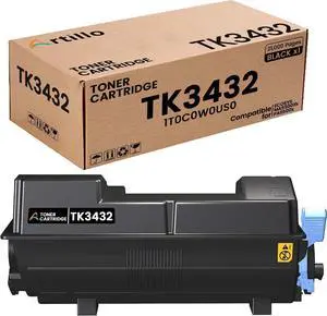 Ennovor TK-3432 TK3432 Black Toner Cartridge Replacement for Kyocera TK-3432 TK3432 TK3432K 1T0C0W0US0 Toner for ECOSYS MA5500ifx PA5500x Printers (1 Pack, Black)