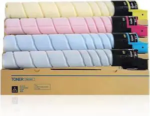 Ennovor 4PK TN328 TN626 TN330 TN628 Toner Cartridge Compatible for Konica Minolta Bizhub C300i C360i C250i C7130i C450i C550i C650i