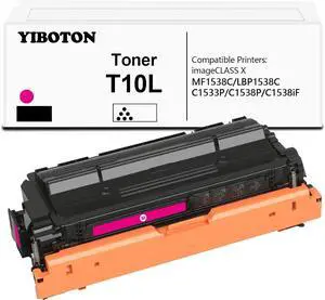 Ennovor T10 T10L Magenta Toner Cartridge Replacement 4564C001 Toner (with New Chip) for Color imageCLASS X LBP1538C MF1538C C1533P C1538P C1538iF Printers(1 Pack)