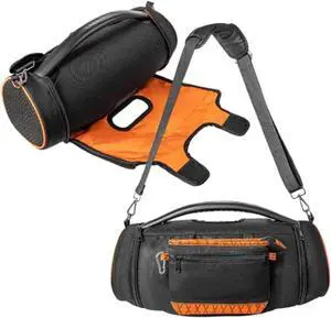 Carrying Travel Case for JBL Boombox 3/ Boombox 2/Boombox- Powerful, Waterproof Bluetooth Boombox Speaker,Shoulder Strap with Two Side Covers Travel Carrying Pouch