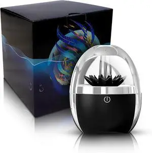 M&B-SALES Dancing Ferrofluid Bluetooth Speaker  Sound Visualizer with RGB Lights, 2200mAh Battery, Wireless Charging & Bluetooth 5.3  Unique Desktop Decor, Cool Room Aesthetic, for Men