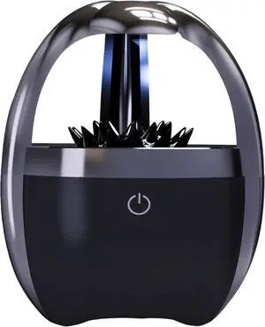 Ferrofluid Speaker Sound Visualizer - Dancing Ferrofluid Display Ferro Fluid, Small Transparent Bluetooth Magnetic Fluid Speaker Birthday Gifts for Men (Black)