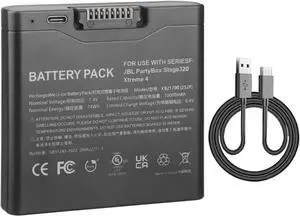 JBL Xtreme 4 Replacement Battery for JBL Xtreme 4, JBL Battery 400, JBL PartyBox Stage 320, FG4CELL21700H (10000mAh/74Wh)
