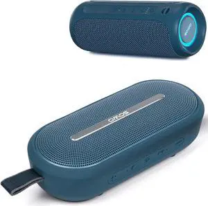Outdoor Portable Bluetooth Speaker | Wireless IPX7 Waterproof Speaker | 25W Loud Sound | Bassboom Technology | 16H Playtime | Speaker with Lights