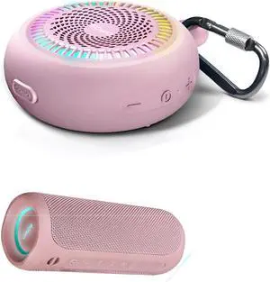 Outdoor Portable Bluetooth Speaker, Wireless IPX7 Waterproof Speaker, 25W Loud Sound, Bassboom Technology, TWS Pairing, 16H Playtime, Speaker with Lights