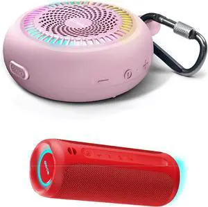 SOWO Portable Bluetooth Speaker, Waterproof Speaker IPX7, 25W Loud Wirelss Speaker with Big Audio and Punchy Bass, Outdoor Bluetooth Speaker for Party, Beach, Travel, Girls Gifts