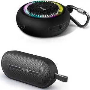 SOWO Portable Bluetooth Speaker - Wireless Speaker Waterproof with Partyboom Technology - 40W, Loud Clear Stereo Sound and Bass Boost - 16H Playtime for Outdoor, Camping and Travel Use