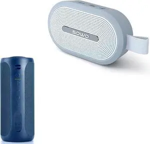 SOWO Wireless Bluetooth Speaker, Ultra Portable Magnetic Speaker, Coverless IP67 Waterproof Design, 24 H Playtime, Small Speaker with Pro Sound, for Indoors, Outdoors, Hiking and Golf Speaker