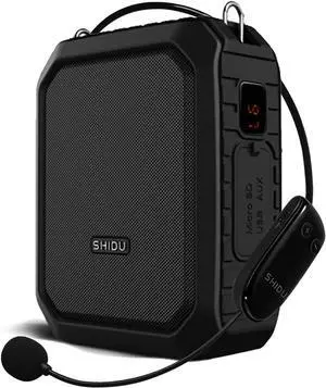 Voice Amplifier Wireless for Teachers, 18W Personal PA System Ultra-Portable Megaphone with Wireless Microphone Headset, IPX5 Waterproof 5.0 Bluetooth Voice Amplifier Speaker - Indoor & Outdoor