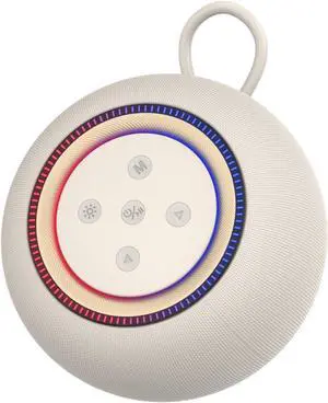 Portable Bluetooth Speaker with Atmospheric Lighting, 16W Powerful Sound, 12H Playtime, Built-in Mic for Calls, 360° Surround Sound