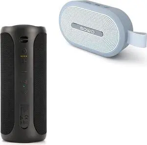 SOWO Wireless Bluetooth Speaker, Ultra Portable Magnetic Speaker, Coverless IP67 Waterproof Design, 24 H Playtime, Small Speaker with Pro Sound, for Indoors, Outdoors, Hiking and Golf Speaker