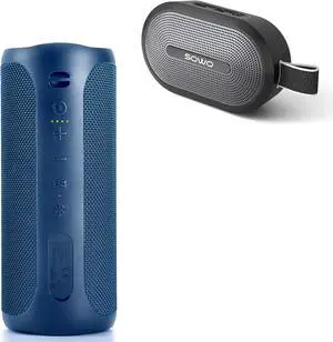 SOWO Wireless Bluetooth Speaker, Ultra Portable Magnetic Speaker, IP67 Waterproof, 24H Playtime, Pro Sound, Indoors, Outdoors, Hiking, Golf