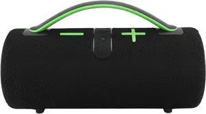 WL Bluetooth Speaker, IPX4 Water Bluetooth V5.3 Speaker with RGB Lights, Built in Mic, Portable Speaker with Handle for Outdoor, Pool, Beach, Immersive Sound (Green