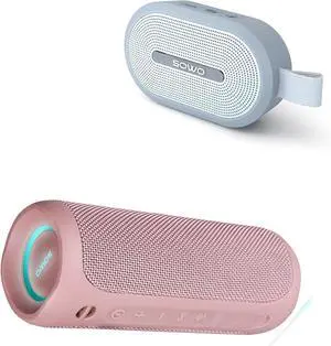 SOWO Wireless Bluetooth Speaker, Ultra Portable Magnetic Speaker, Coverless IP67 Waterproof Design, 24 H Playtime, Small Speaker with Pro Sound, for Indoors, Outdoors, Hiking and Golf Speaker