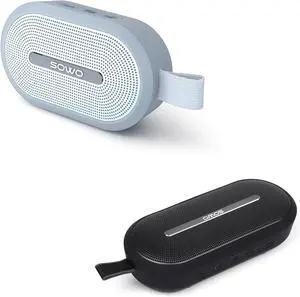 SOWO Wireless Bluetooth Speaker, Ultra Portable Magnetic Speaker, Coverless IP67 Waterproof Design, 24 H Playtime, Small Speaker with Pro Sound, for Indoors, Outdoors, Hiking and Golf Speaker