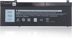 LXHY 5TF10 Battery Replacement for Dell Precision 7530 7730 7540 7740 P34E P74F Series NYFJH RY3F9 0RY3F9 7M0T6 GHXKY P34E001 P34E002 P74F002 P74F001 7.6V 64Wh