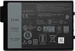 LXHY 7WNW1 51Wh 6-cell Laptop Battery Compatible with Dell Latitude 5424 5420 Rugged Extreme P85G P86G P137G P137G001 P137G002 P85G001 P86G001 Series DMF8C GK3D3 6NNCF DP3KF 07WNW1 451-BCHV 11.4V