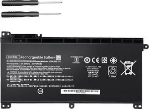 LXHY BI03XL Battery Compatible with HP Pavilion X360 M3-U 13-U M3-U001DX M3-U103DX 13-U100TU 13-U118TU Stream 14-AX 14-ax010nr 14-ax020wm 14-ax030wm TPN-W118 Laptop ON03XL HSTNN-LB7P HSTNN-UB6W