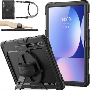 Case for SAM-SUNG Galaxy Tab S10 Ultra / S9 Ultra Tablet Case 14.6'' Protective with Screen Protector, Pen Holder, 360 Rotate Stand, Hand Strap, Shoulder Strap, Black1 Case for SAM-SUNG Galaxy Tab S10 Ultra / S9 Ultra Tablet Case 14.6'' Protective with Screen Protector, Pen Holder, 360 Rotate Stand, Hand Strap, Shoulder Strap, Black1
