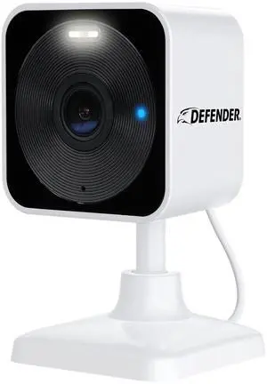 Defender GO 2K AI POWERED Plug-in Power Indoor/Outdoor Home, Business, Baby & Pet Security Camera