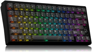 OOCTPK Mechanical Keyboard, Chilkey Slice75 HE Gaming Keyboard Wired, 75% Hall Effect Magnetic Aluminum Keyboard with WS Flux HE Clacky Switch, Rapid Trigger, 8K Polling, RGB Custom, PC/Mac Support OOCTPK Mechanical Keyboard, Chilkey Slice75 HE Gaming Keyboard Wired, 75% Hall Effect Magnetic Aluminum Keyboard with WS Flux HE Clacky Switch, Rapid Trigger, 8K Polling, RGB Custom, PC/Mac Support