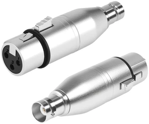 XLR to BNC Adapter XLR 3 Pin Female to BNC Female Coaxial Analog Video Connector Conversion Extender for Microphone Amplifiers, Speakers, Mixing Console, RF, Audio, Camera (2 Pack) XLR to BNC Adapter XLR 3 Pin Female to BNC Female Coaxial Analog Video Connector Conversion Extender for Microphone Amplifiers, Speakers, Mixing Console, RF, Audio, Camera (2 Pack)