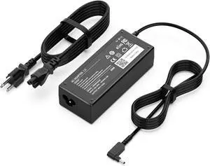 65W Laptop Charger Compatible with Acer Chromebook N15Q8 N15Q9 N16P1 11 R11 13 14 15, for Chromebook CB3 CB5 C738T C740 C720 C720P Power Adapter; for Aspire 3 5 S5 S7 P3, Spin 1 3 5 Power Cord