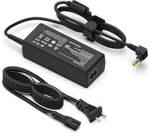 65W Laptop Charger Compatible with Toshiba Satellite C55 L510;Toshiba Portege Z30 R835 Satellite Radius 11 14 15 Power Supply Cord 19V 3.42A