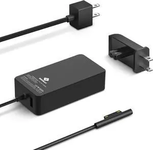 Surface Pro Charger 65W, Surface Laptop Charger for Microsoft Surface Pro 9/8/7+/7/6/5/4/3 Surface Laptop 5/4/3/2/1/Studio, Surface Book 2/1, Surface Go 3/2/1 Support 44W, 36W,6FT Power Cord