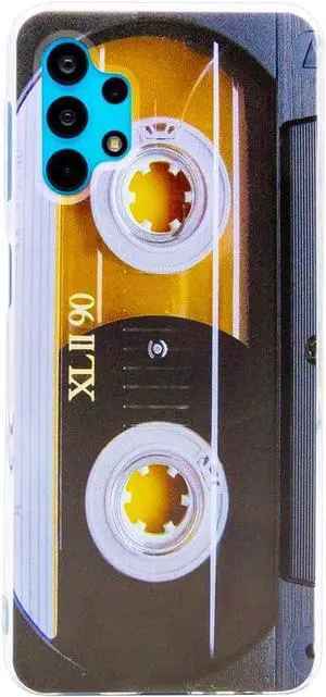 Compatible with Samsung Galaxy A32 5g Cool Case,Cassette Tape Shockproof Music Cool Phone Case Bumper Protective Cover for Samsung Galaxy A32 5g