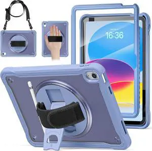 iPad Case for A16 11th/10th Gen 10.9/11-inch, Lavender Grey iPad Case for A16 11th/10th Gen 10.9/11-inch, Lavender Grey