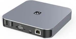 USB C Docking Station Dual Monitor for Mac mini M4, M1/M2/M3/M4 MacBook Pro/Air, , Lenovo, HP, Surface, 13 in 1 Triple Display Dock with 65W Power Adapter, Dual HDMI, VGA, 4 USB 3.0, Ethernet