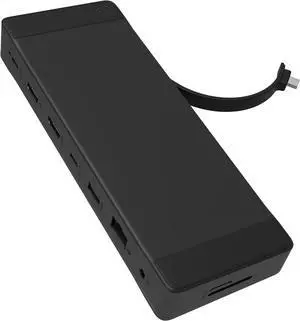 ZAGG 9-Port Hub  2 USB-C, 2 HDMI (4K 60Hz), 1 USB-A (10Gbps), Ethernet, Audio Jack, SD & MicroSD Card Readers - Multi-Device Connectivity for iPadOS, ChromeOS, Android, Windows